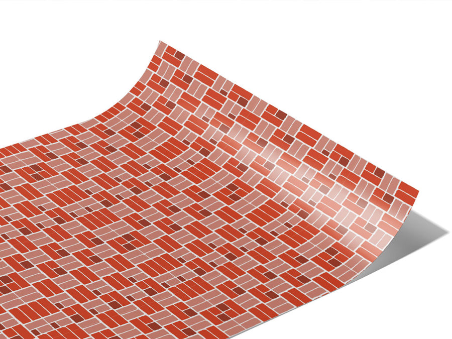 Rust Red Brick Vinyl Wraps~Rwraps Series 914 Digitally Printed Vinyl Wrap~1