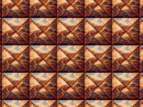 Rust Square Tile Vinyl Wrap Pattern~Rwraps Series 914 Digitally Printed Vinyl Wrap~0