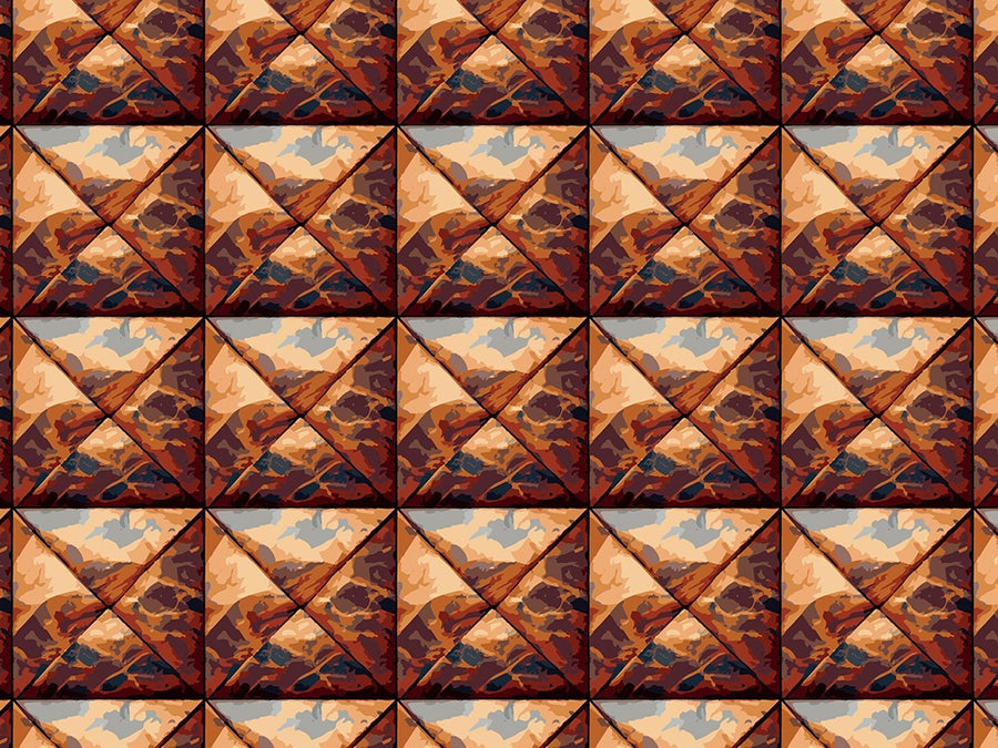 Rust Square Tile Vinyl Wrap Pattern~Rwraps Series 914 Digitally Printed Vinyl Wrap~0