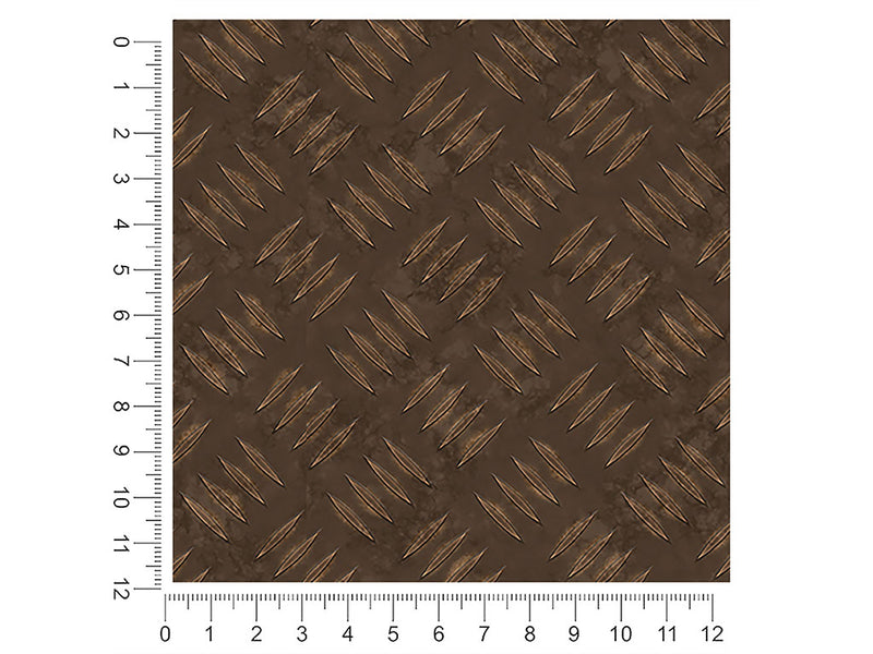 rusted metal diamond plate 1ft x 1ft Craft Sheets