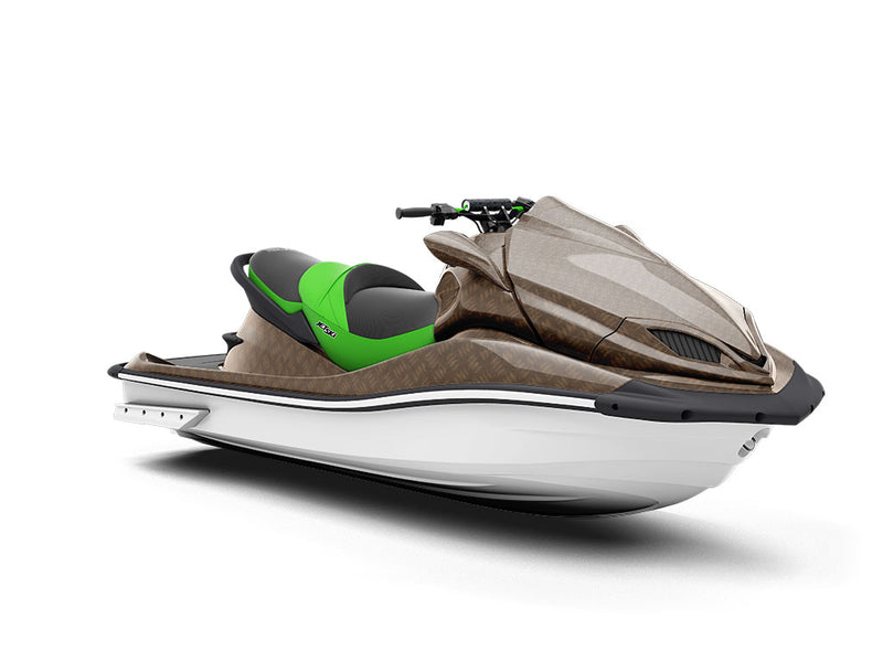 Rusted Metal Diamond Plate Jet Ski Vinyl Customized Wrap