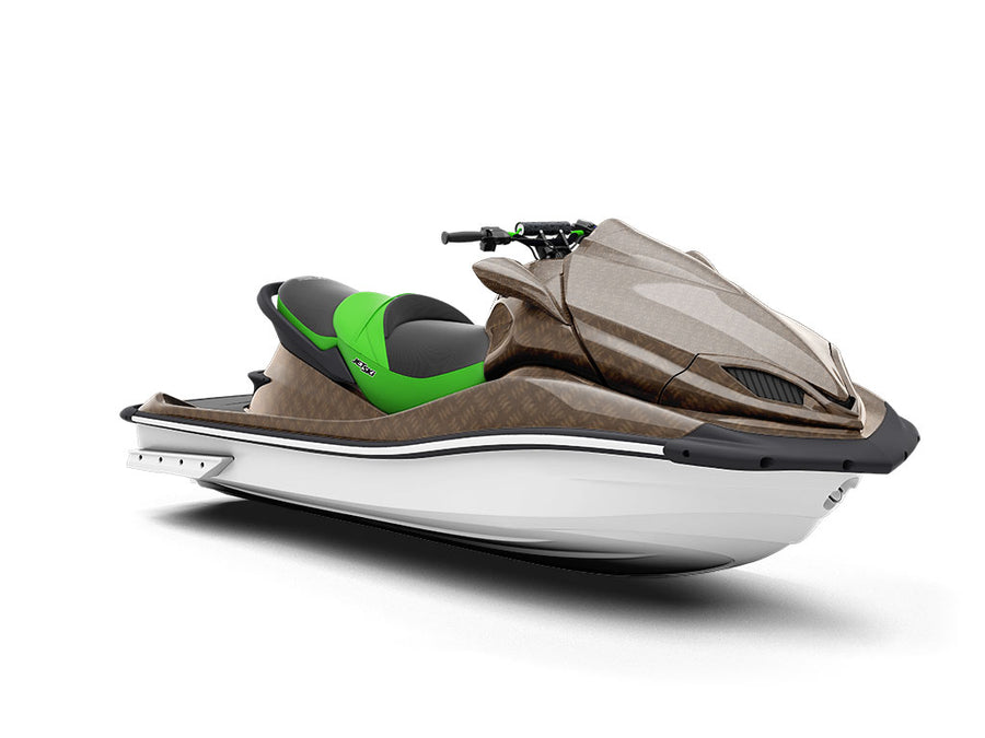 Rusted Metal Diamond Plate Jet Ski Vinyl Customized Wrap