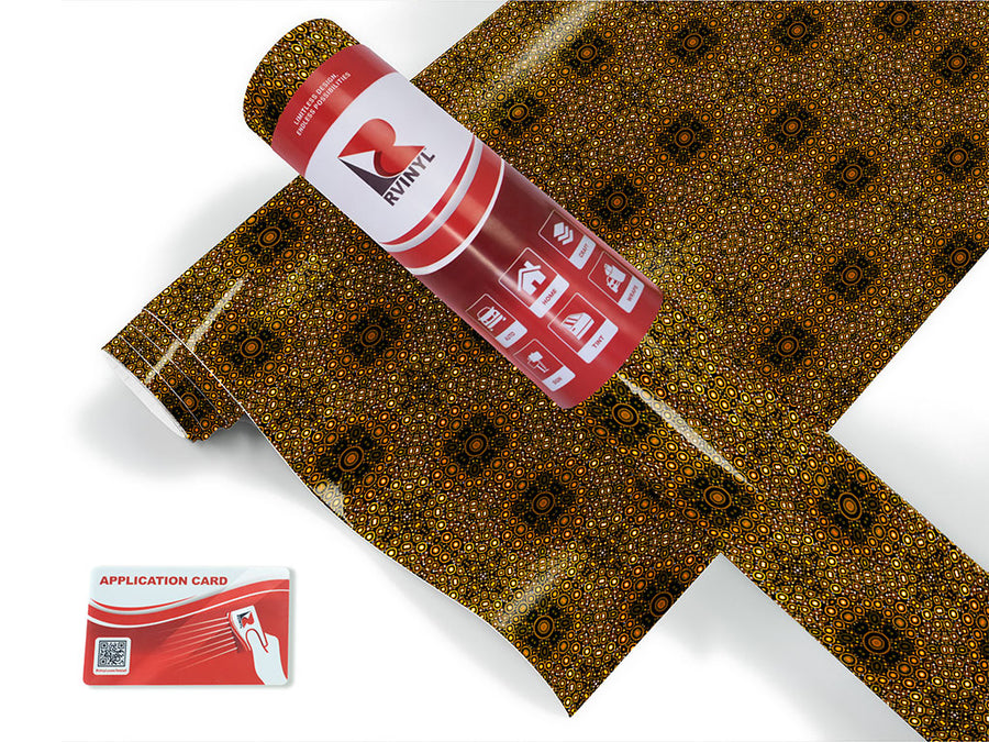 rusted squares mosaic Craft Vinyl Roll