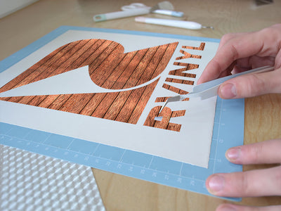 rustic chestnut  Easy Weed Craft Vinyl