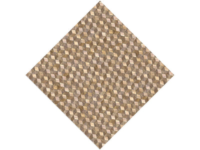 Rustic  Wooden Parquet Vinyl Wrap Pattern