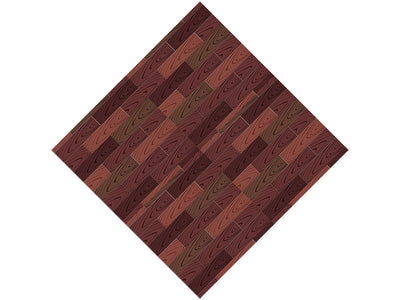 Rustic Floor Wooden Parquet Vinyl Wrap Pattern