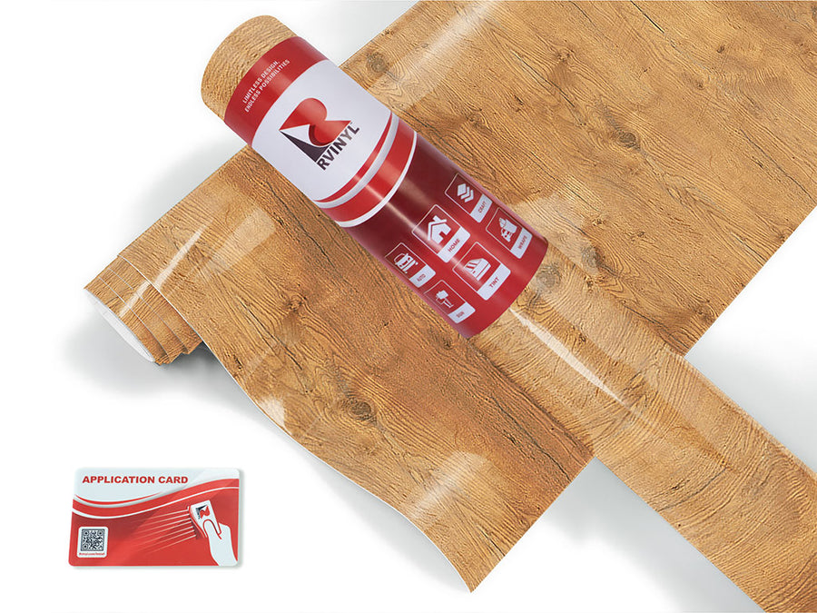 rustic pine wood grain Craft Vinyl Roll