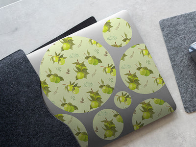 rustic russet fruit DIY Laptop Stickers