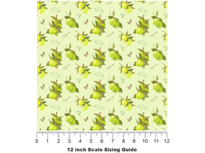Rustic Russet Fruit Vinyl Film Pattern Size 12 inch Scale~Rwraps Rustic Russet Fruit Sizing Chart~2