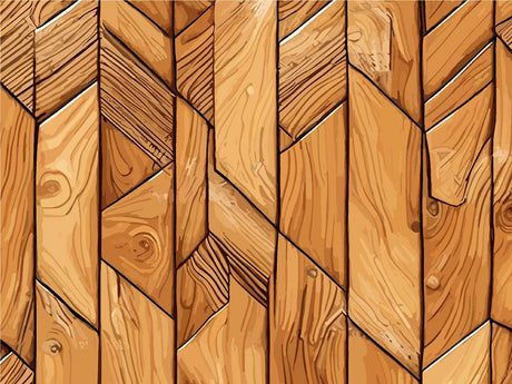 Rustic Trapezoids Wooden Parquet Vinyl Wrap Pattern~Rwraps Series 914 Digitally Printed Vinyl Wrap~0