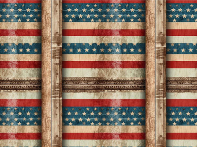 Rustic Wall Americana Vinyl Wrap Pattern~Rwraps Series 914 Digitally Printed Vinyl Wrap~0
