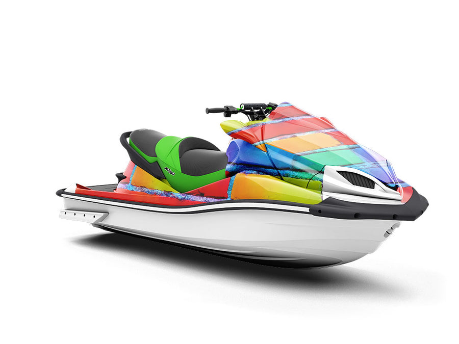 Rusticated  Brick Jet Ski Vinyl Customized Wrap