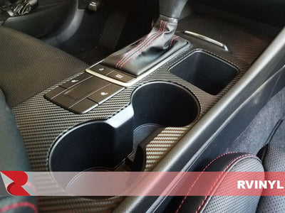 3M 2080 Series Carbon Fiber Anthracite Cup Holder DIY Wrap