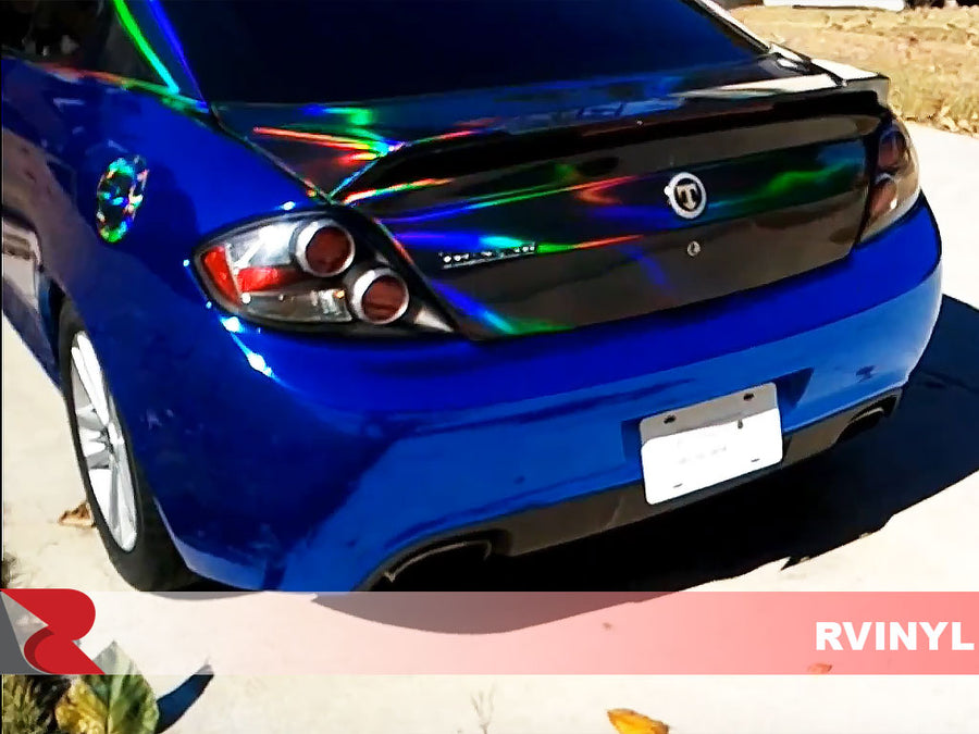 Rwraps 2008 Hyundai Tiburon With Black Holographic Chrome Vinyl