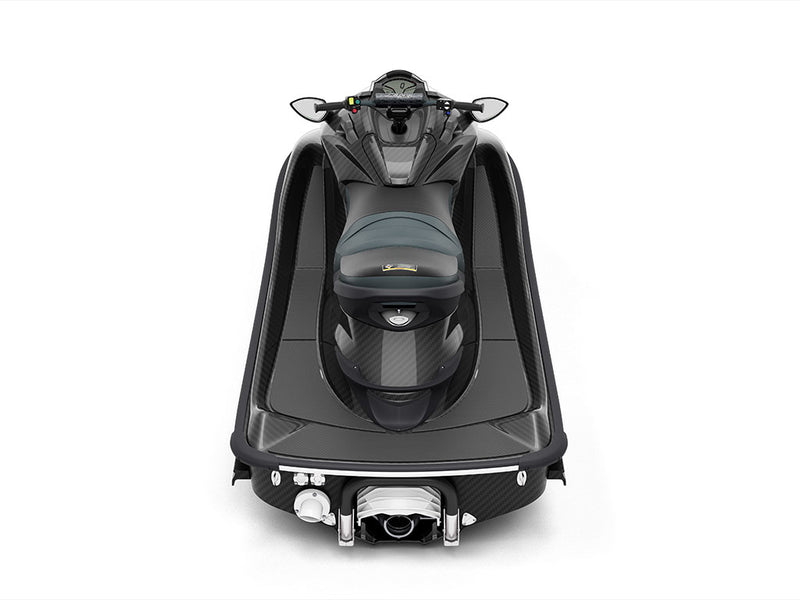 Rwraps 3D Carbon Fiber Black Jet Ski Vinyl Wraps