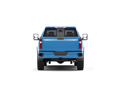 Rwraps 3D Carbon Fiber Blue Truck Vinyl Wraps