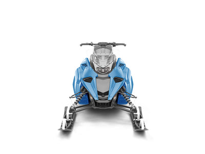 Rwraps 3D Carbon Fiber Blue DIY Snowmobile Wraps