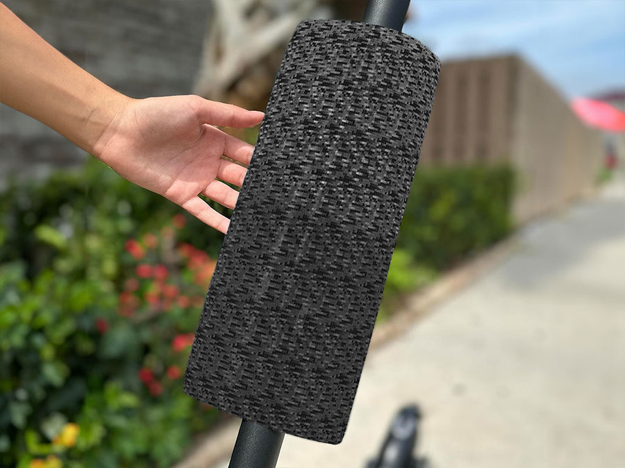 Rwraps 3D Carbon Fiber Black (Digital) Do-It-Yourself E-Scooter Wraps