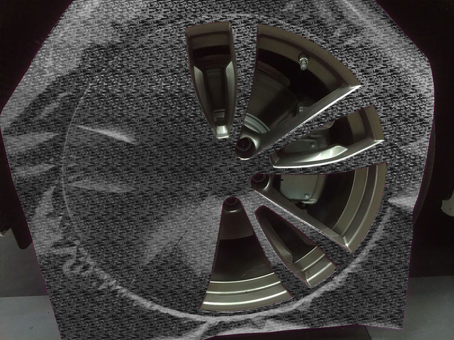 Rwraps™ 3D Carbon Fiber Black (Digital) Custom Wheel Installation Process
