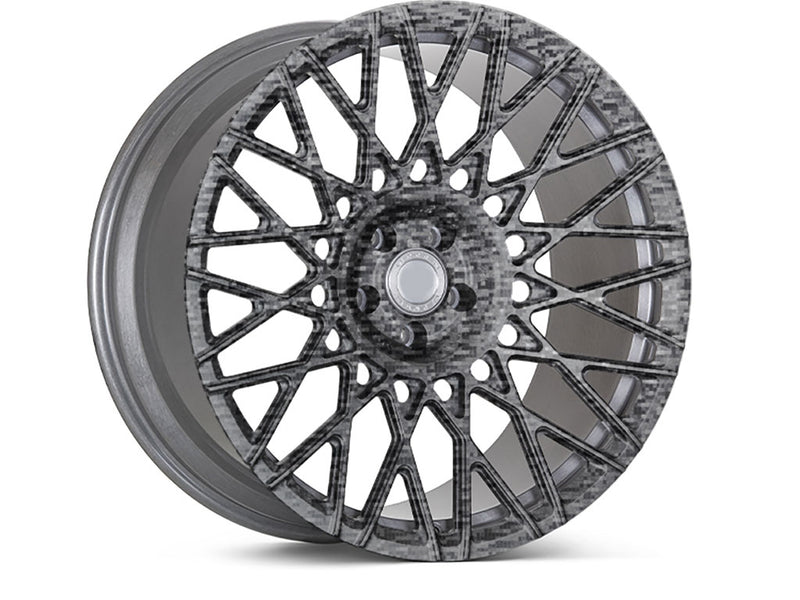 Rwraps™ 3D Carbon Fiber Black (Digital) Vinyl Rim Wrap