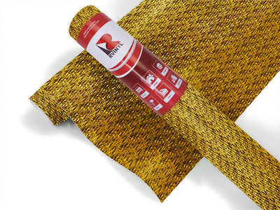 Rwraps 3D Carbon Fiber Gold (Digital) Car Wrap Color Film
