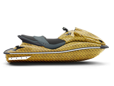 Rwraps 3D Carbon Fiber Gold (Digital) Do-It-Yourself Jet Ski Wraps