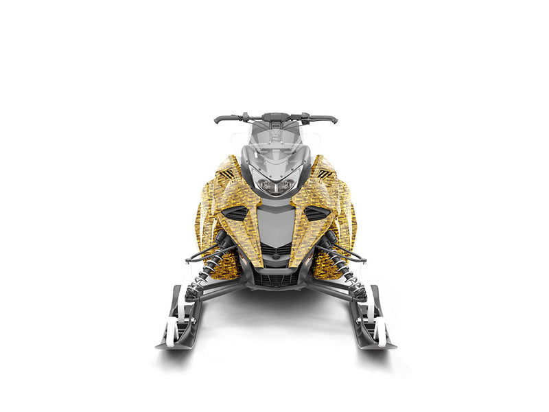 Rwraps 3D Carbon Fiber Gold (Digital) DIY Snowmobile Wraps