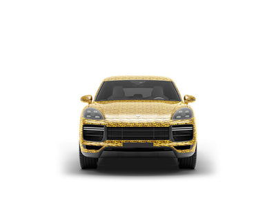 Rwraps 3D Carbon Fiber Gold (Digital) DIY SUV Wraps