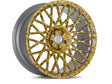 Rwraps™ 3D Carbon Fiber Gold (Digital) Vinyl Rim Wrap