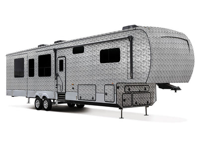 Rwraps 3D Carbon Fiber Silver (Digital) Truck Camper Vinyl Wraps