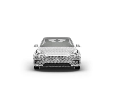 Rwraps 3D Carbon Fiber Silver (Digital) DIY Car Wraps