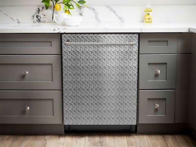 Rwraps™ 3D Carbon Fiber Silver (Digital) Dishwasher Wraps