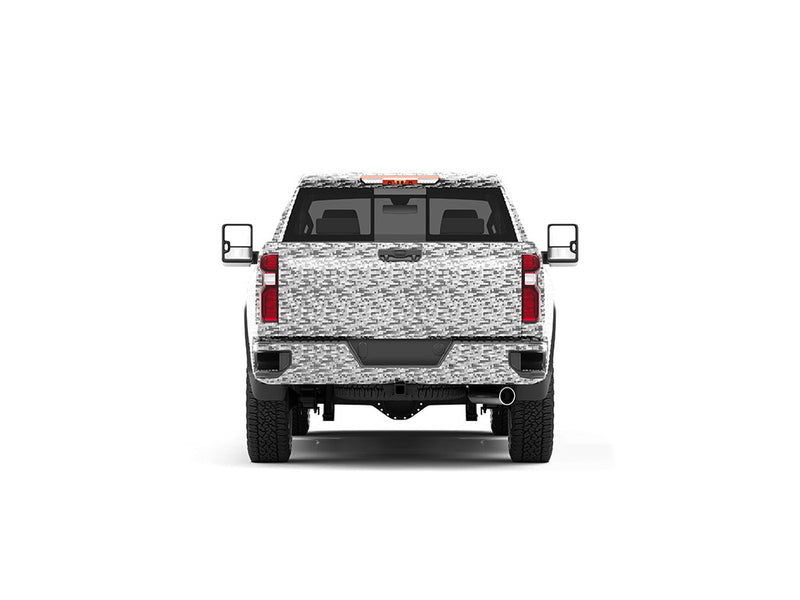 Rwraps 3D Carbon Fiber Silver (Digital) Truck Vinyl Wraps