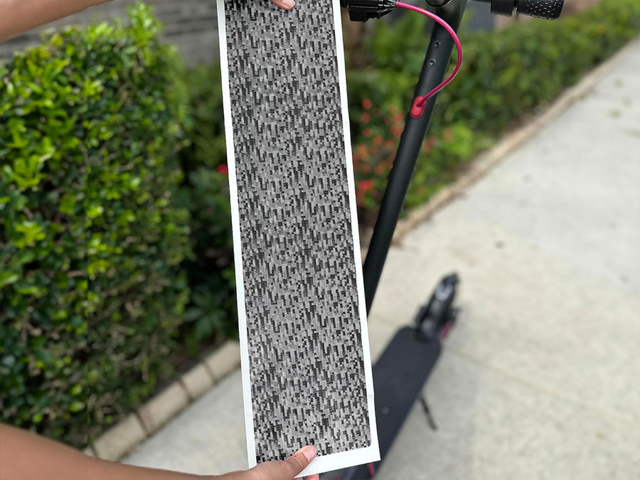 Rwraps 3D Carbon Fiber Silver (Digital) DIY Electric Scooter Wraps