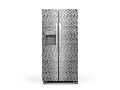 Rwraps™ 3D Carbon Fiber Silver (Digital) Refrigerator Wraps