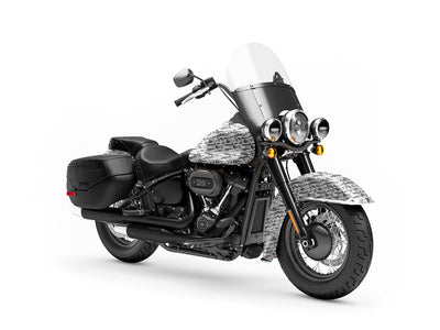 Rwraps 3D Carbon Fiber Silver (Digital) Do-It-Yourself Motorcycle Wraps