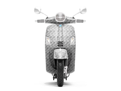 Rwraps 3D Carbon Fiber Silver (Digital) DIY Scooter Wraps