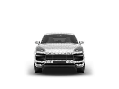 Rwraps 3D Carbon Fiber Silver (Digital) DIY SUV Wraps