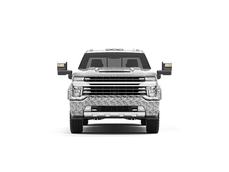 Rwraps 3D Carbon Fiber Silver (Digital) DIY Truck Wraps