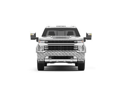 Rwraps 3D Carbon Fiber Silver (Digital) DIY Truck Wraps