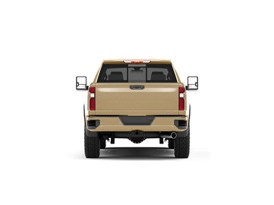 Rwraps 3D Carbon Fiber Gold Truck Vinyl Wraps