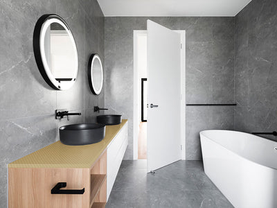 Rwraps™ 3D Carbon Fiber Gold Bathroom Countertop Wraps
