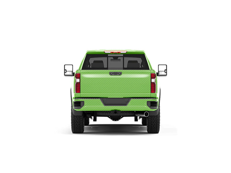 Rwraps 3D Carbon Fiber Green Truck Vinyl Wraps