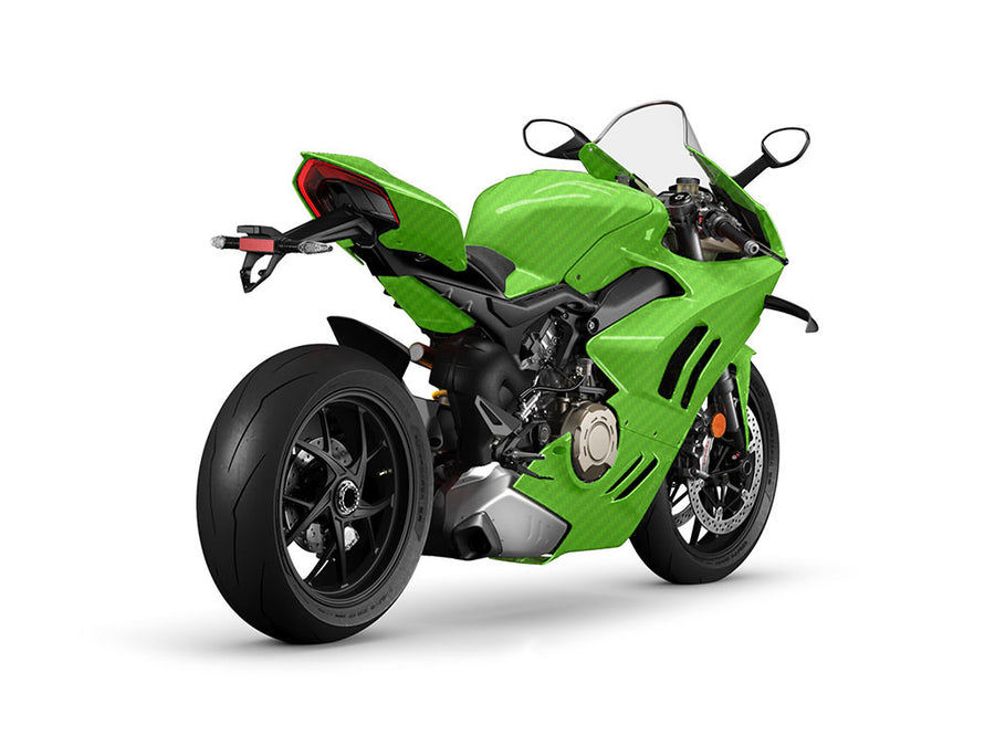 Rwraps 3D Carbon Fiber Green DIY Motorcycle Wraps