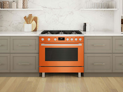Rwraps™ 3D Carbon Fiber Orange Oven Wraps