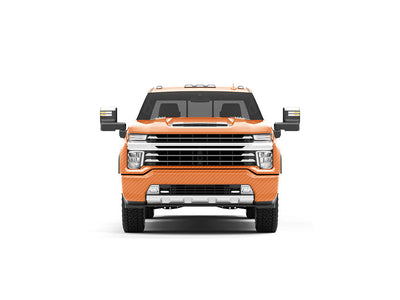Rwraps 3D Carbon Fiber Orange DIY Truck Wraps