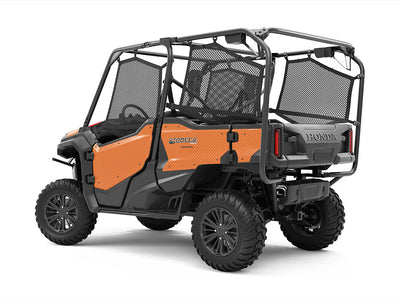 Rwraps 3D Carbon Fiber Orange UTV Vinyl Wraps
