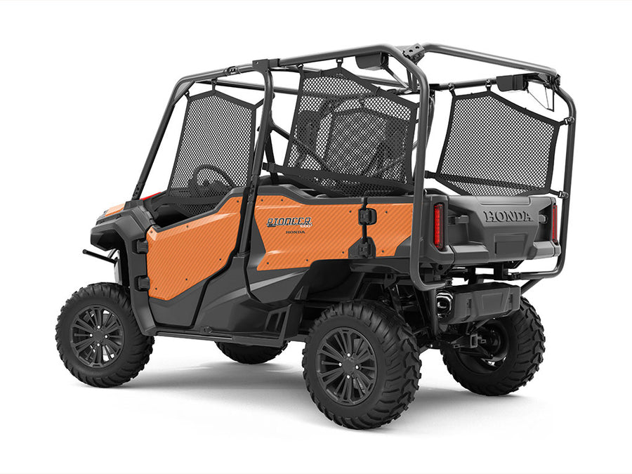Rwraps 3D Carbon Fiber Orange UTV Vinyl Wraps