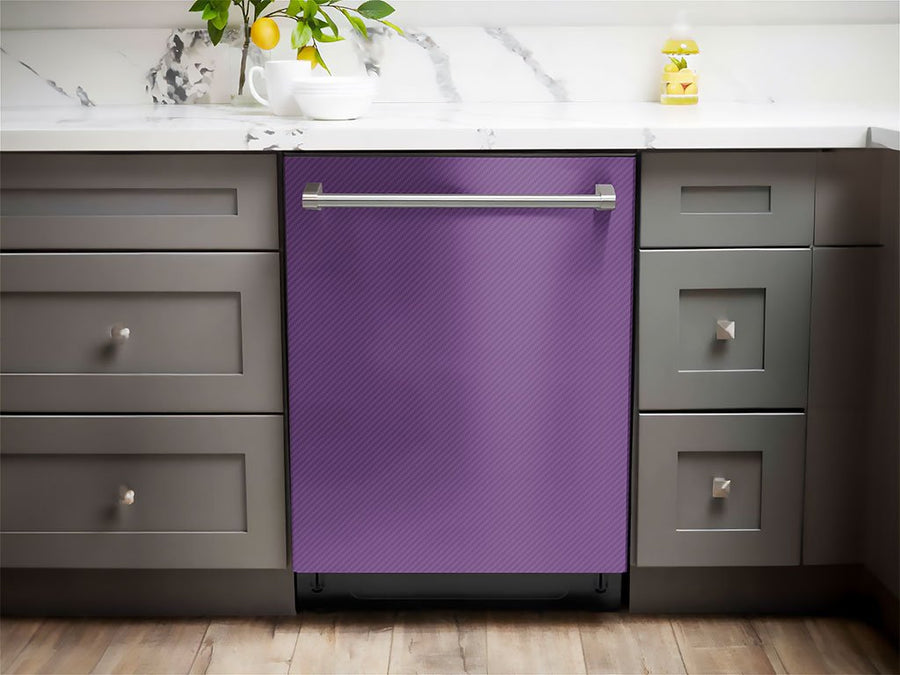 Rwraps™ 3D Carbon Fiber Purple Dishwasher Wraps