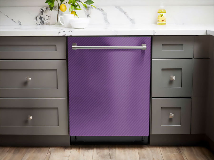 Rwraps™ 3D Carbon Fiber Purple Dishwasher Wraps